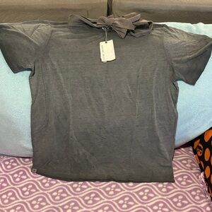 Barefoot Dreams Charcoal Short Sleeve Tee